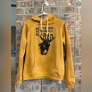 Women’s cowgirl tuff hoodie SMALL